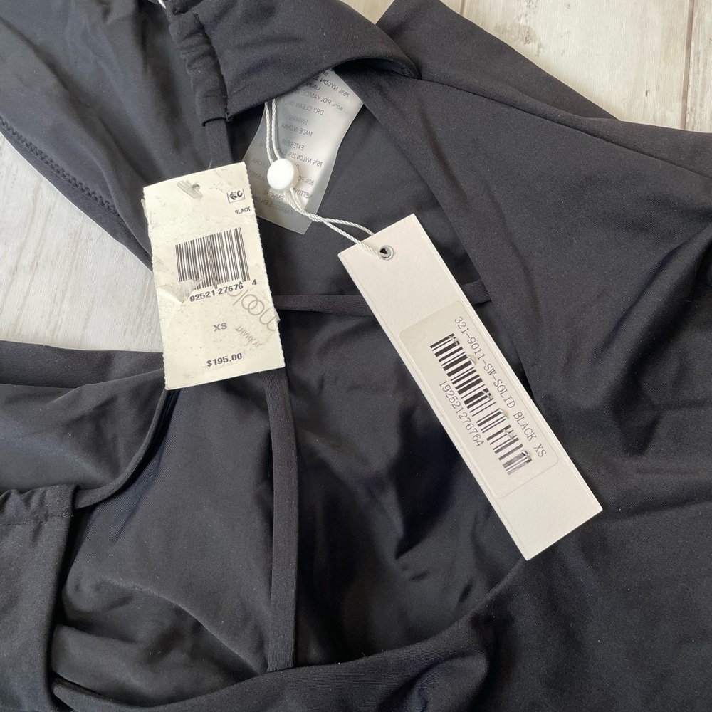 Jonathan Simkhai Niya Tie Waist One Piece Swimsuit, Size X-Small - Picture 5 of 7